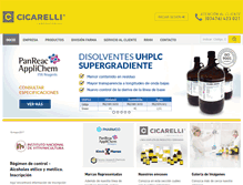 Tablet Screenshot of cicarelli.com